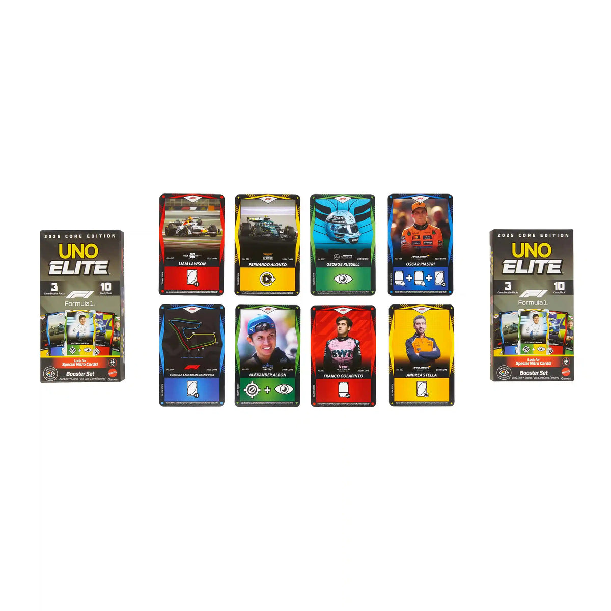 UNO Elite Formula 1® 2025 Core Edition Booster Set 2-Pack