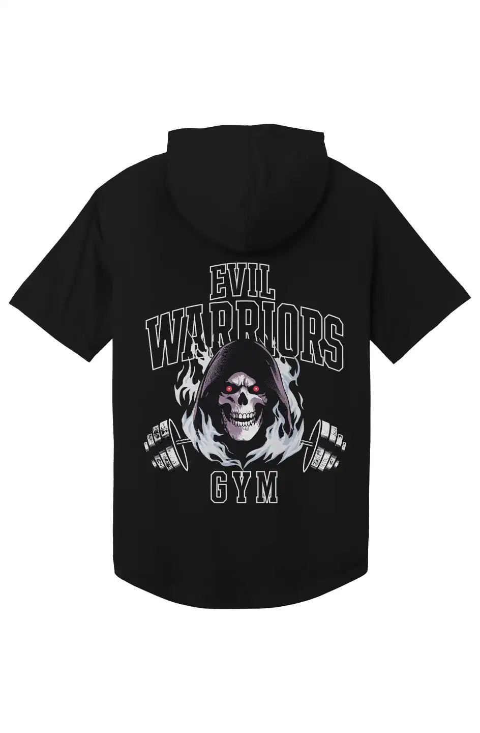 Masters of the Universe Movie Skeletor No Pain No Gain Black Short Sleeved Hoodie