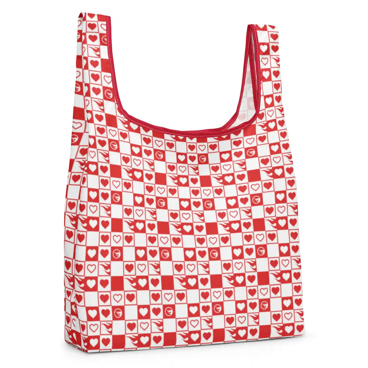 Hot Wheels Checkered Hearts Multi Tote