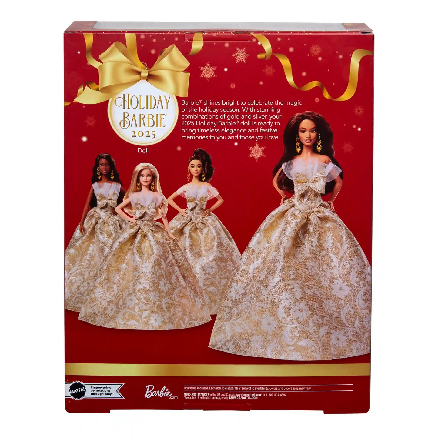 2025 Holiday Barbie Doll 3