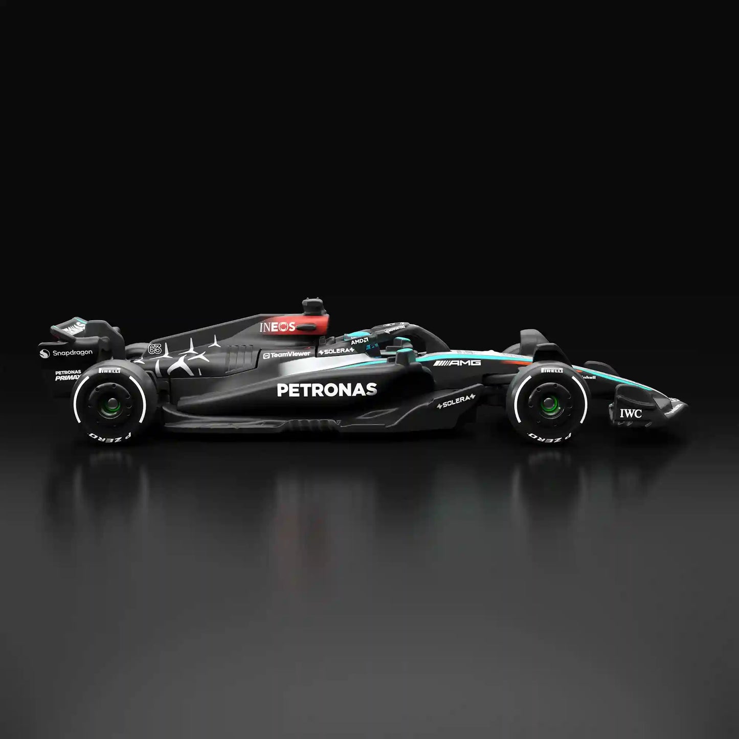 Hot Wheels F1 Series: 2024 Mercedes-AMG PETRONAS Formula One Team W15 Car #63