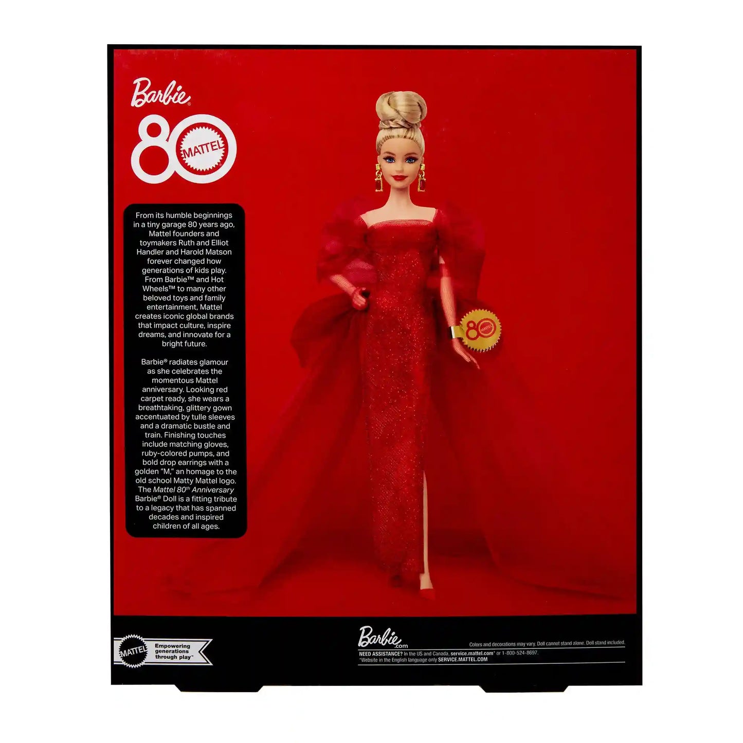 Barbie Mattel 80th Anniversary Doll – Blonde