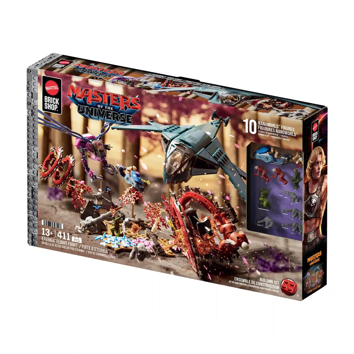 Mattel Brick Shop Masters of the Universe Eternia Flight Fight Building Set