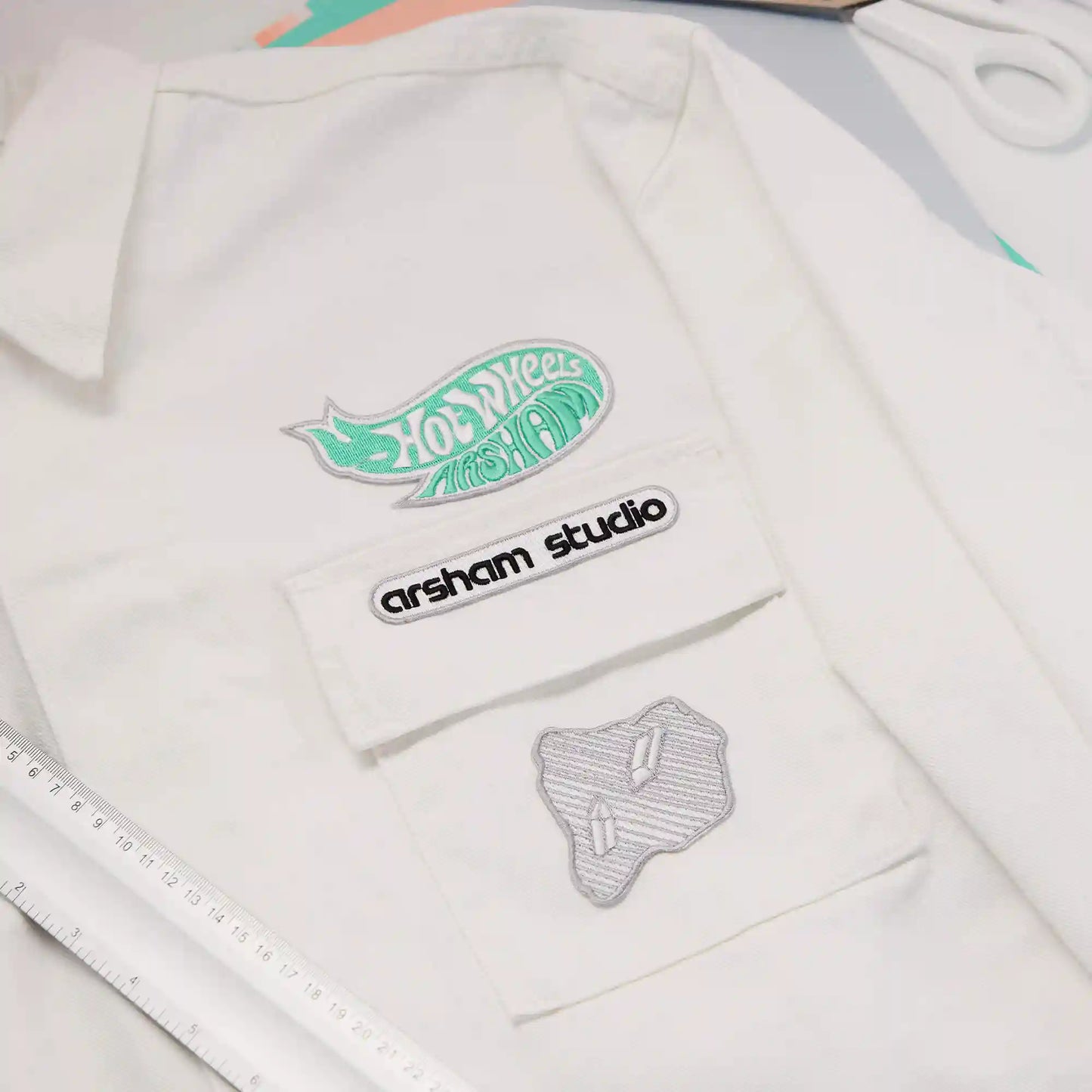 Hot Wheels x Daniel Arsham Patches & Sticker Set
