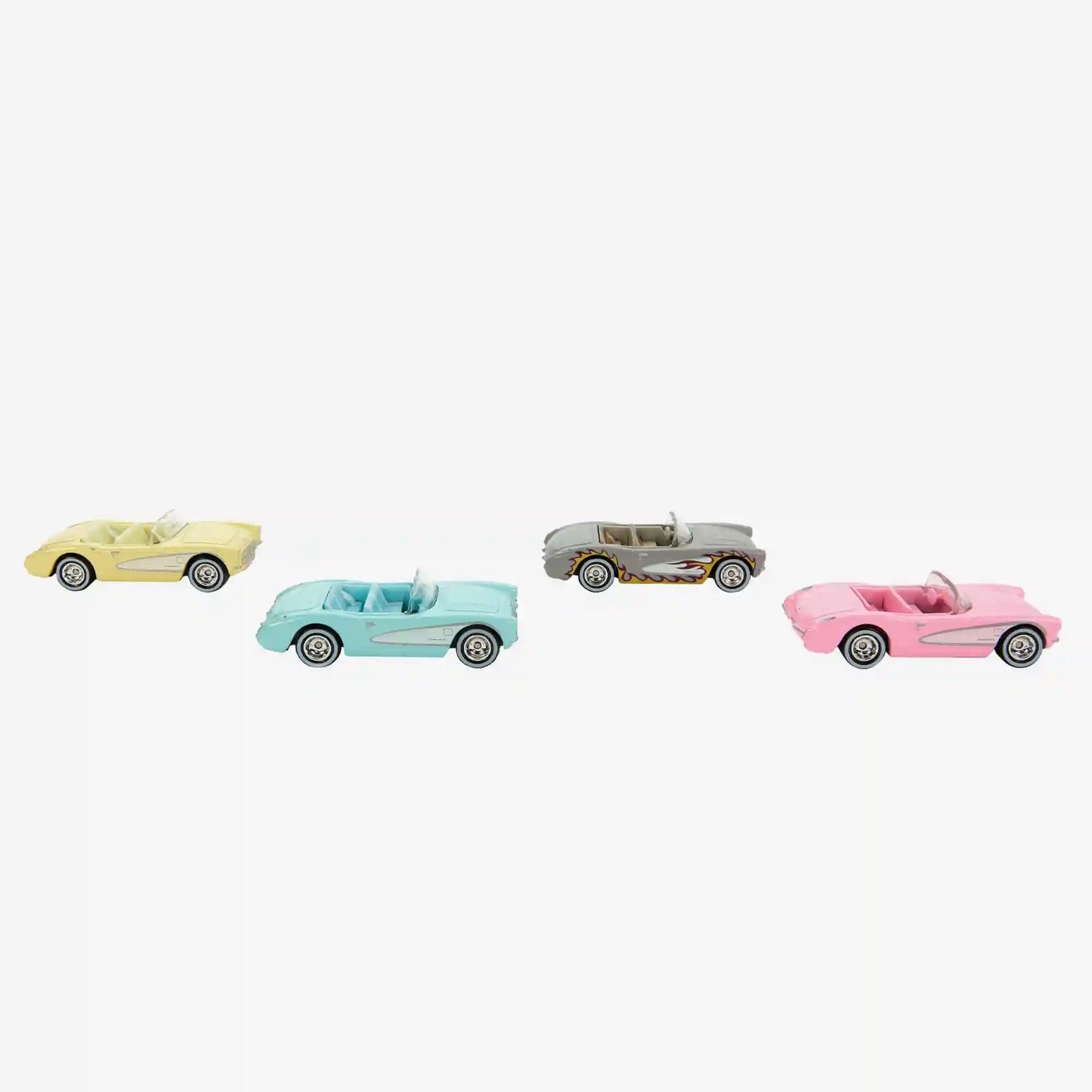 Barbie The Movie Hot Wheels Corvette 4-Pack