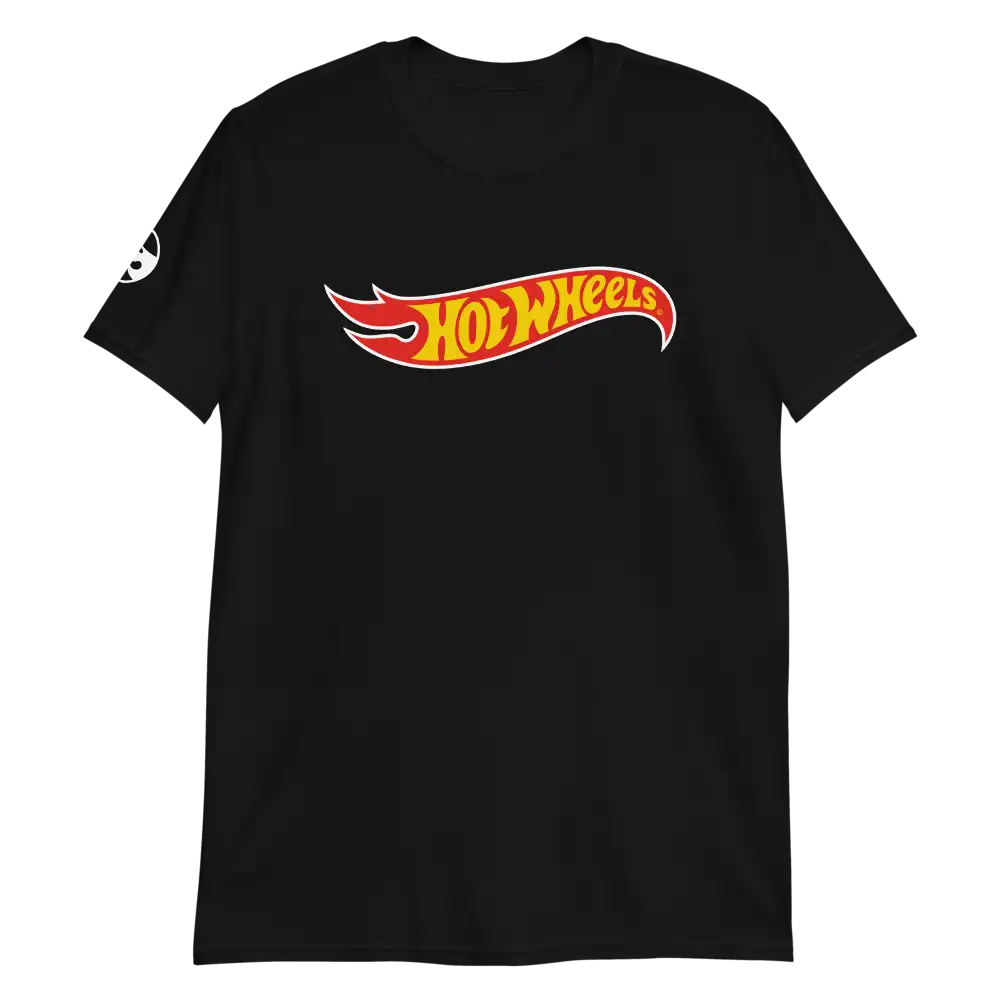 Hot Wheels Core Logo Short-Sleeve Black Unisex T-Shirt
