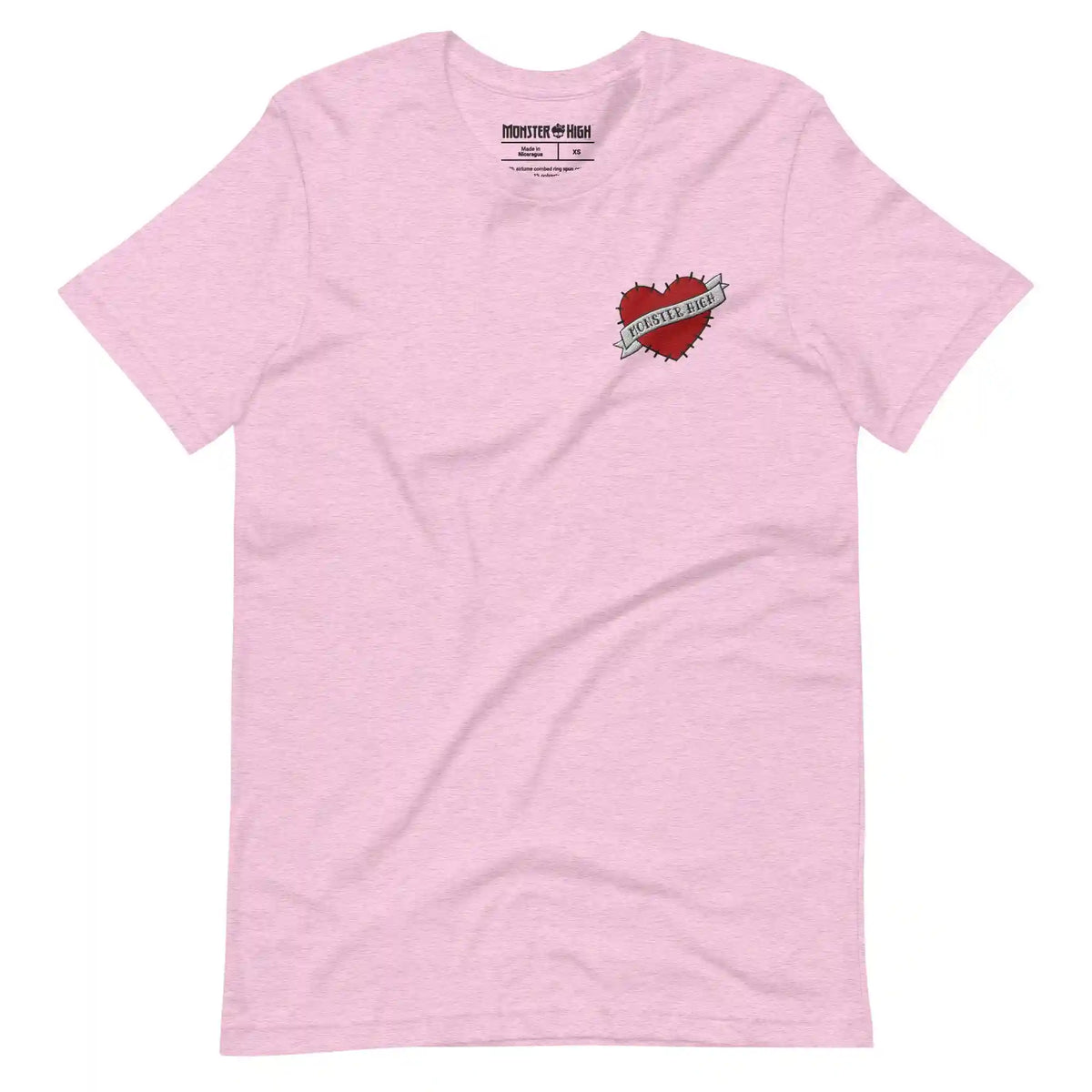 Monster High Embroidered Logo Heart T-Shirt