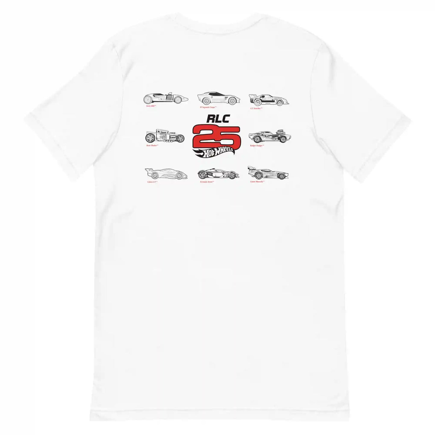 Hot Wheels 2025 RLC Membership White T-Shirt