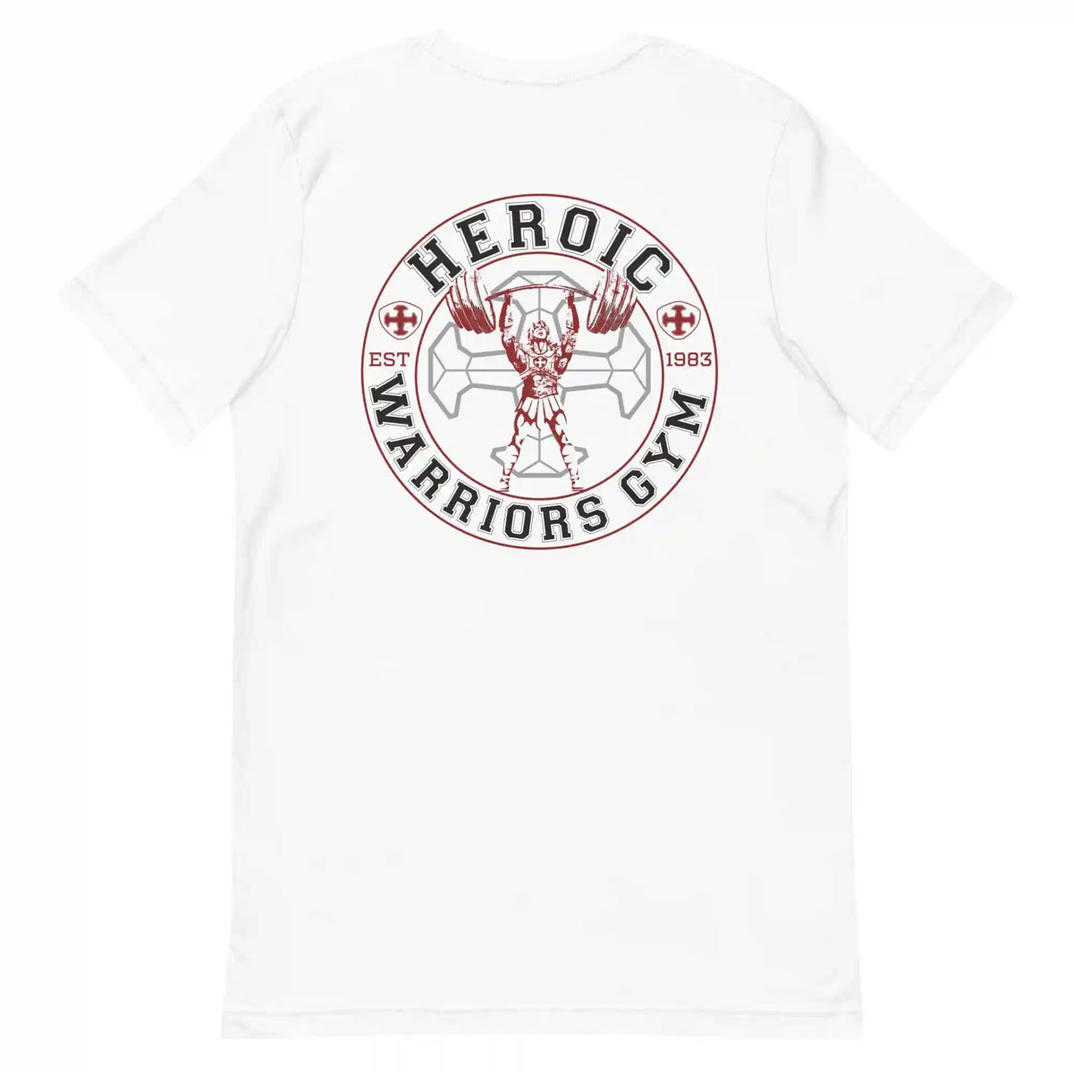 Masters of the Universe Movie Heroic Warriors Gym White T-shirt