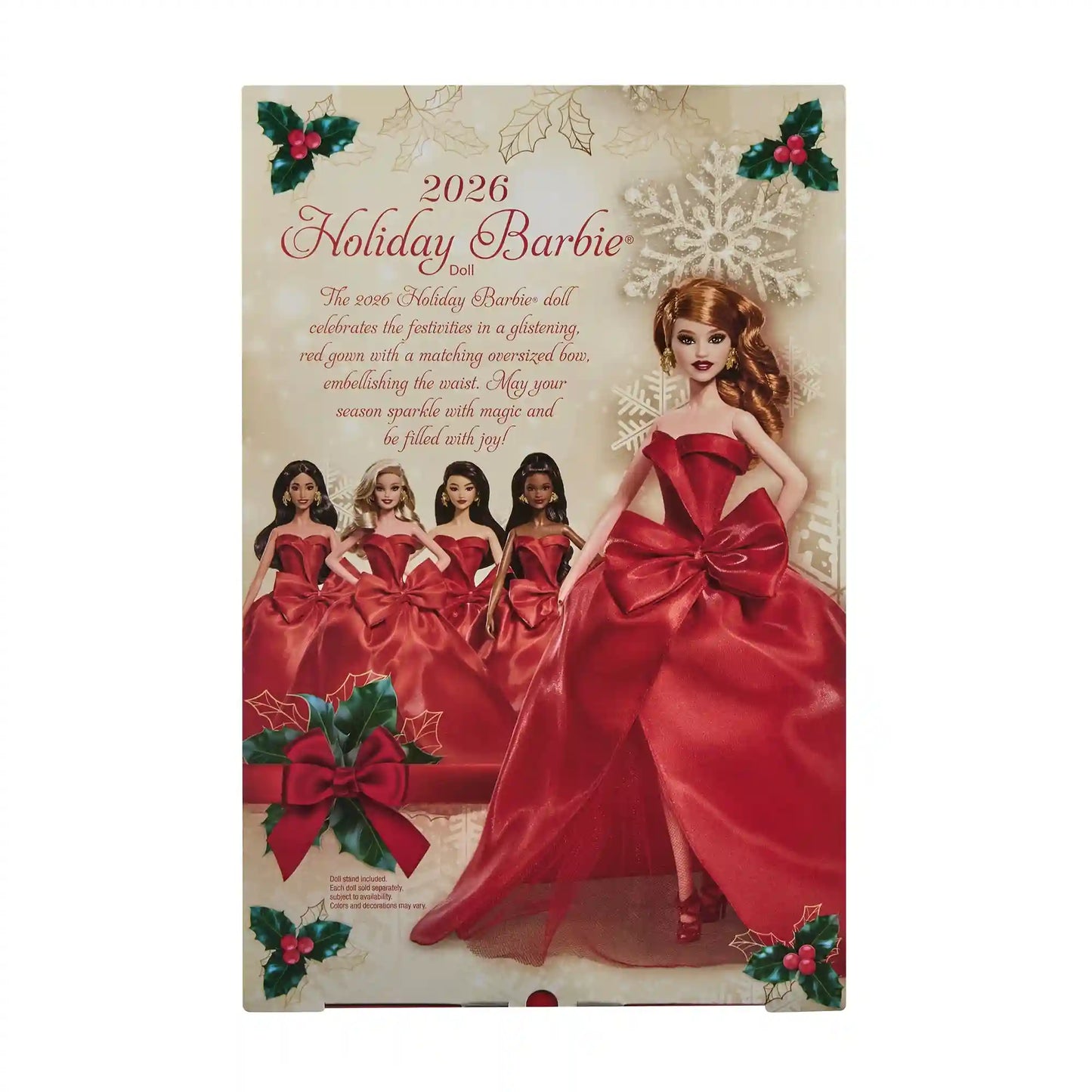 Barbie Signature 2026 Holiday Barbie Doll with Red Hair
