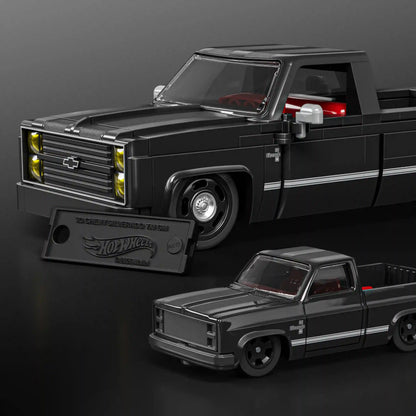 Mattel Brick Shop Hot Wheels '83 Chevy Silverado Building Set