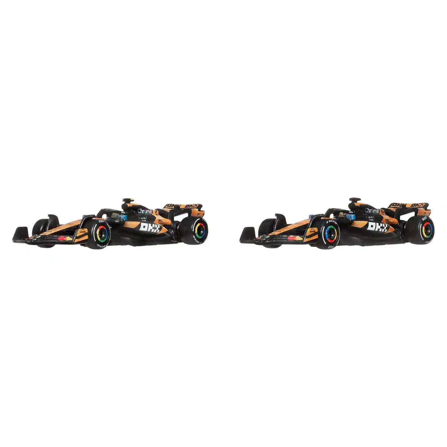 Hot Wheels Premium McLaren 2025 Formula 1® Team #81 & Team #4