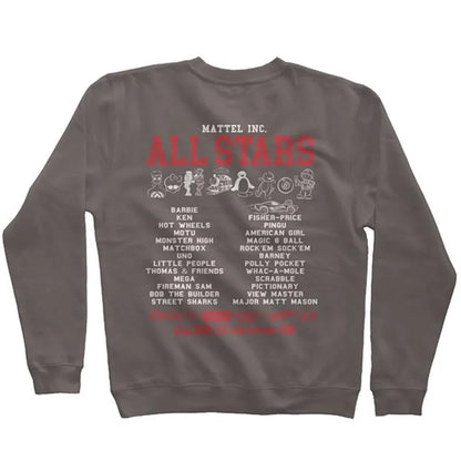 Mattel 80th Logo Black Sweatshirt