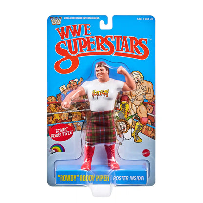 LJN WWE Superstars “Rowdy” Roddy Piper Action Figure