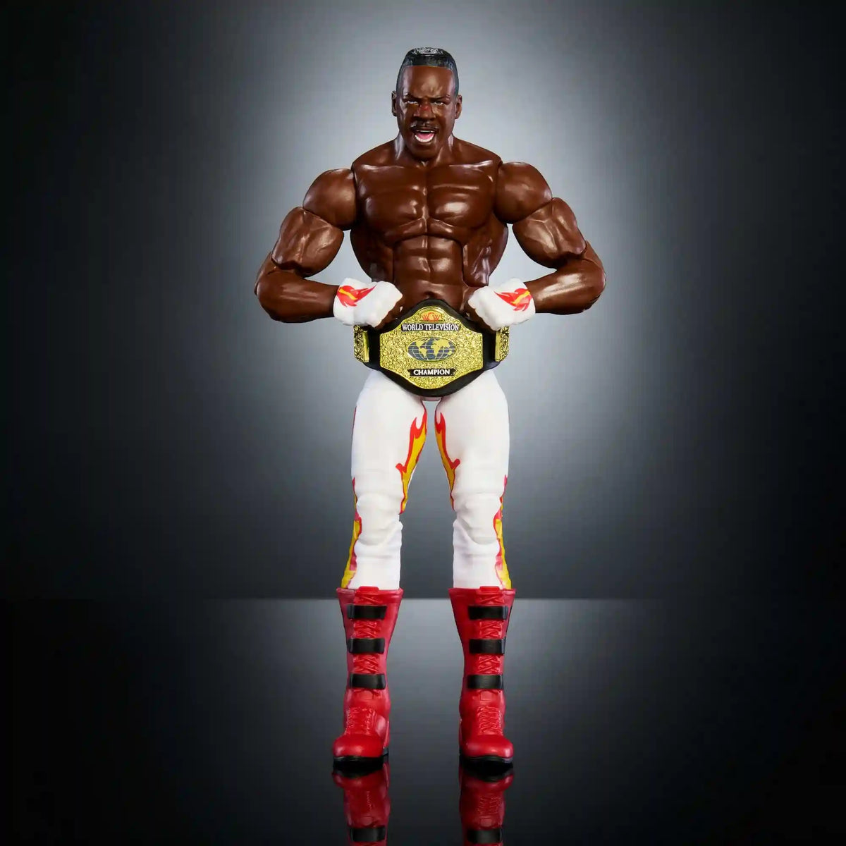 WWE Elite Collection Monday Night War Booker T Action Figure & Golga Build-A-Figure Parts