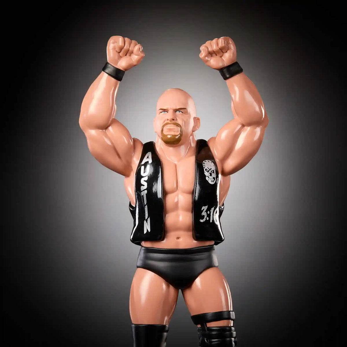 LJN WWE Superstars “Stone Cold” Steve Austin Action Figure & Poster