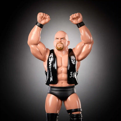LJN WWE Superstars “Stone Cold” Steve Austin Action Figure & Poster