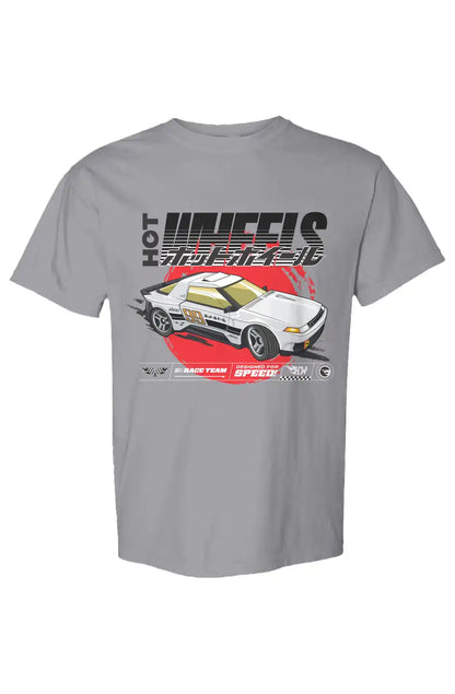 Hot Wheels in Katakanai Grey T-Shirt