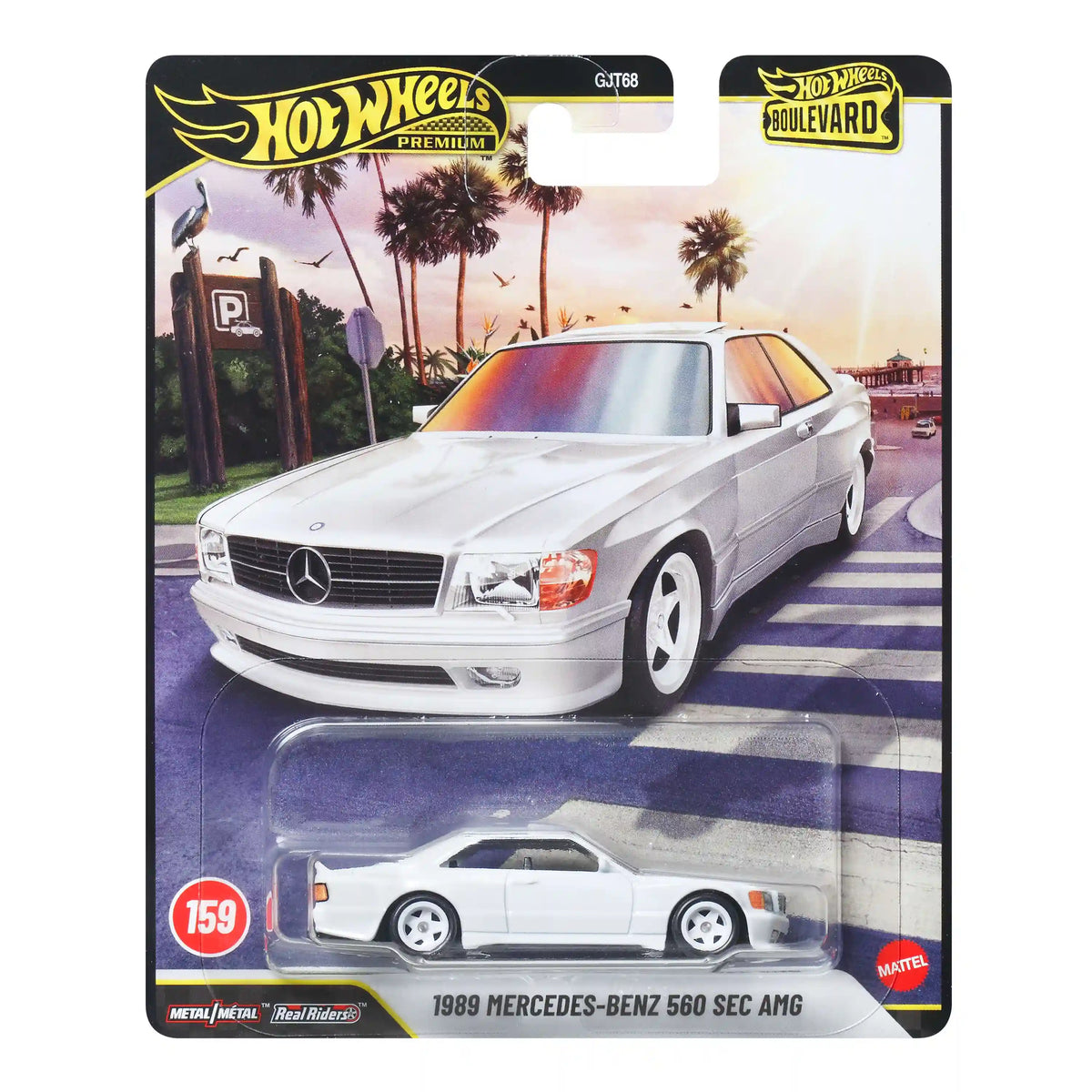 Hot Wheels Premium Boulevard 1989 Mercedes-Benz 560 SEC AMG