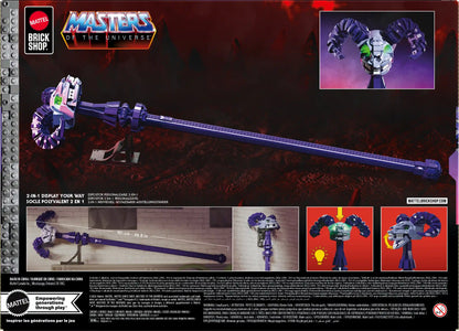 Mattel Brick Shop Masters of the Universe Skeletor Havoc Staff