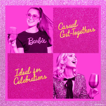 Barbie™ X Dragon Glassware® Wine Glasses