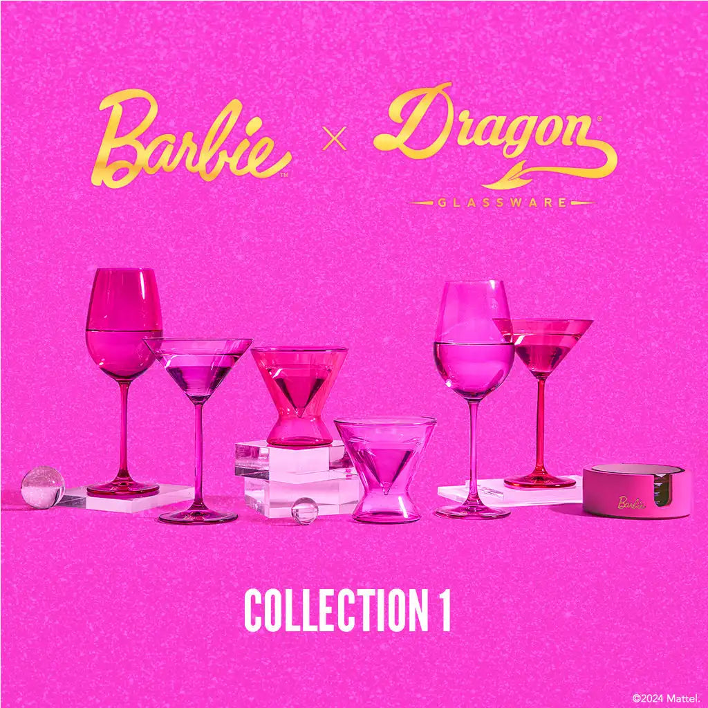 Barbie™ X Dragon Glassware® Martini Glasses