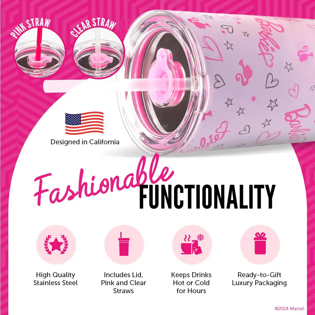 Barbie™ Love Out Loud Tumbler - 24 Oz