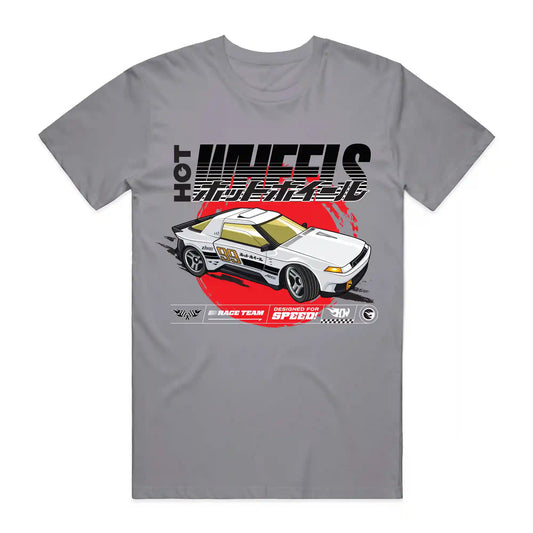 Hot Wheels in Katakanai Grey T-Shirt