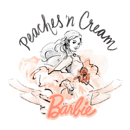 Barbie Peaches 'n Cream Mauve Hoodie