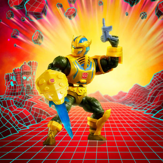 Masters of the Universe x Transformers Bumblebee Armor Man-At-Arms Action Figure