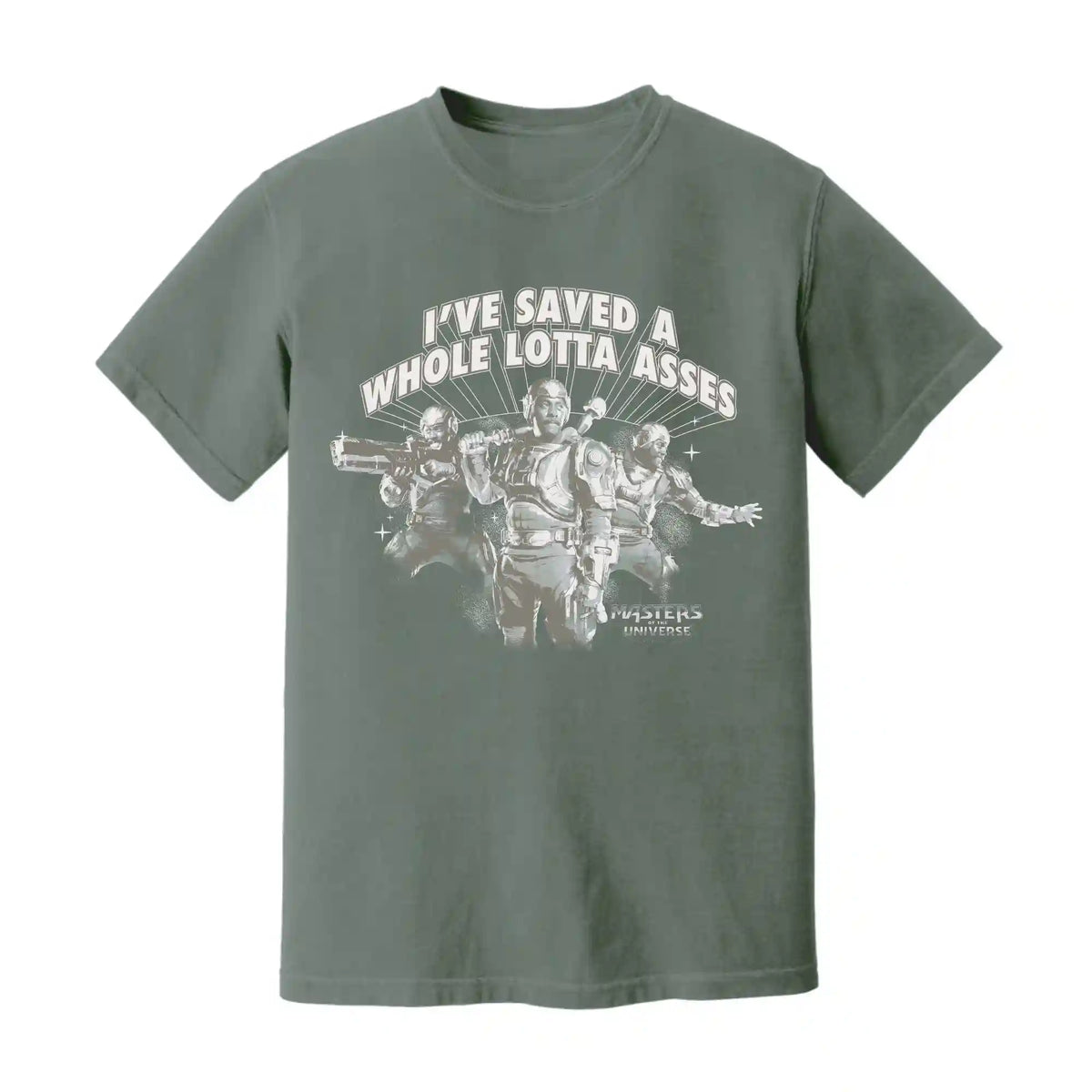 Masters of the Universe Movie Man-at-Arms Green T-shirt