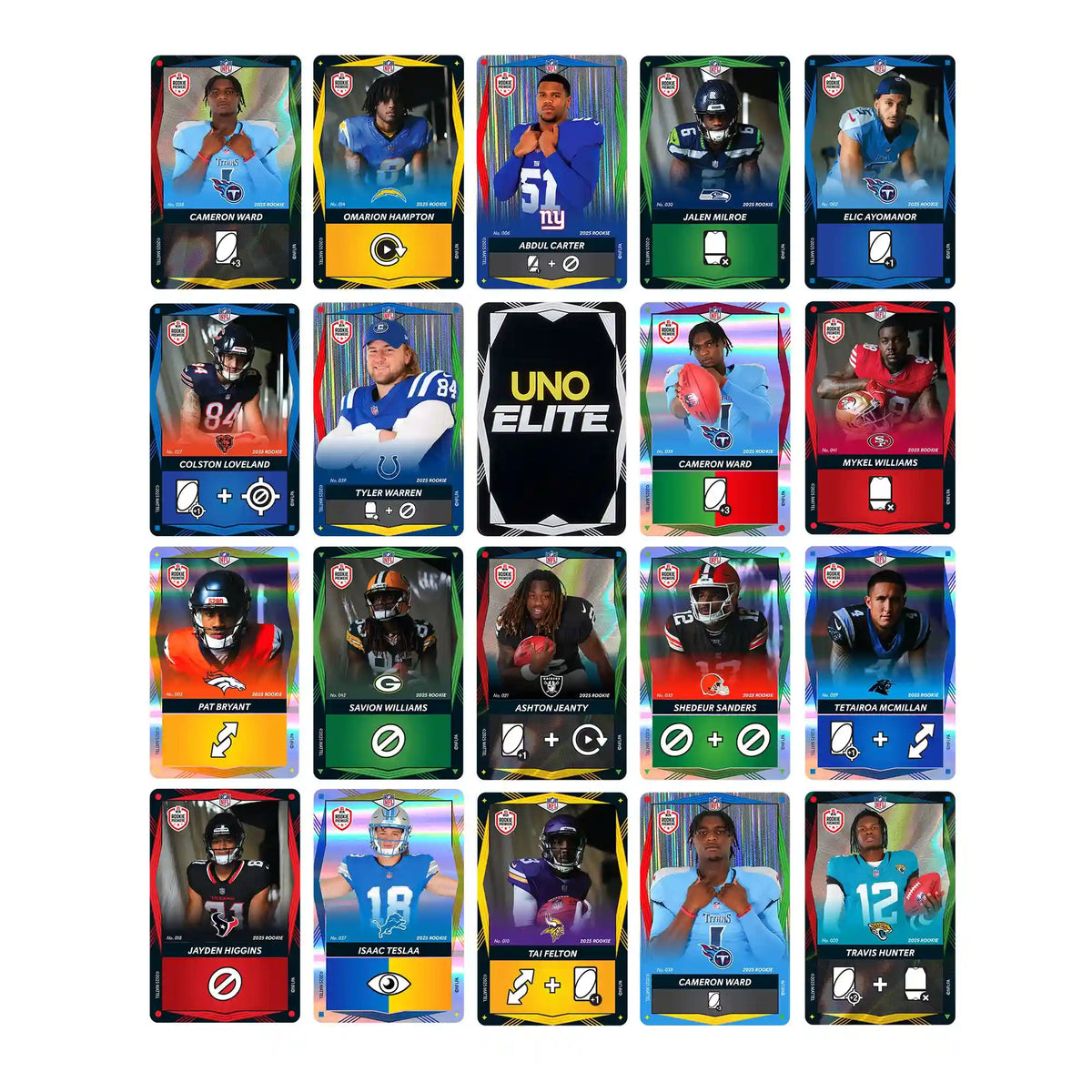 UNO Elite NFL 2025 Rookie Bundle