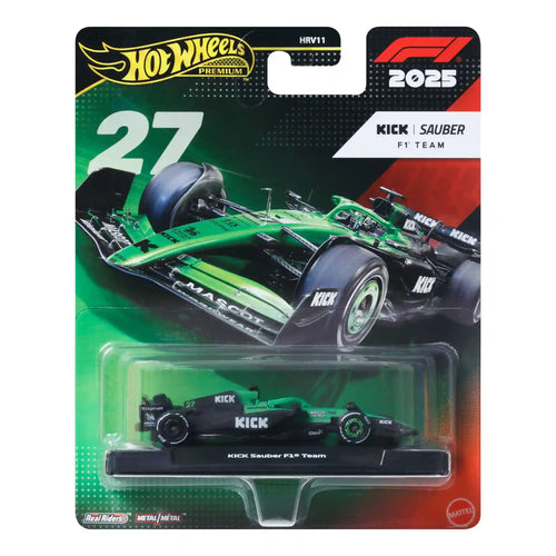 Hot Wheels Premium Kick Sauber 2025 Formula 1® Team #27