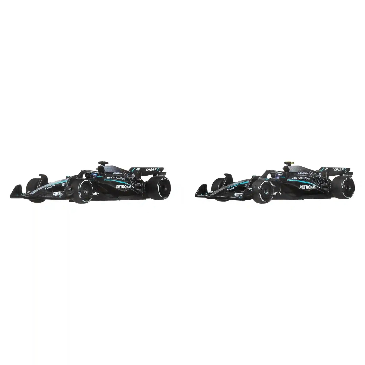 Hot Wheels Premium Mercedes 2025 Formula 1® Team #63 & Team #12