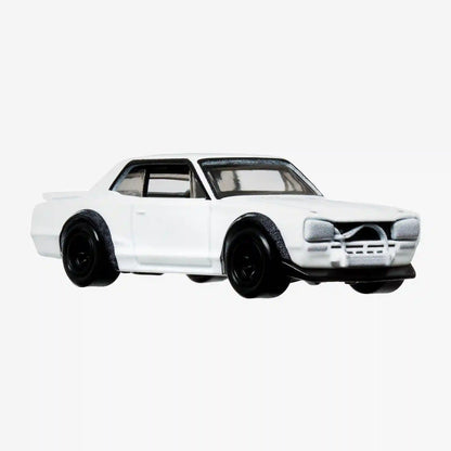 Hot Wheels Premium Collector Set, 3 Nissan Skyline Cars & 1 Transporter