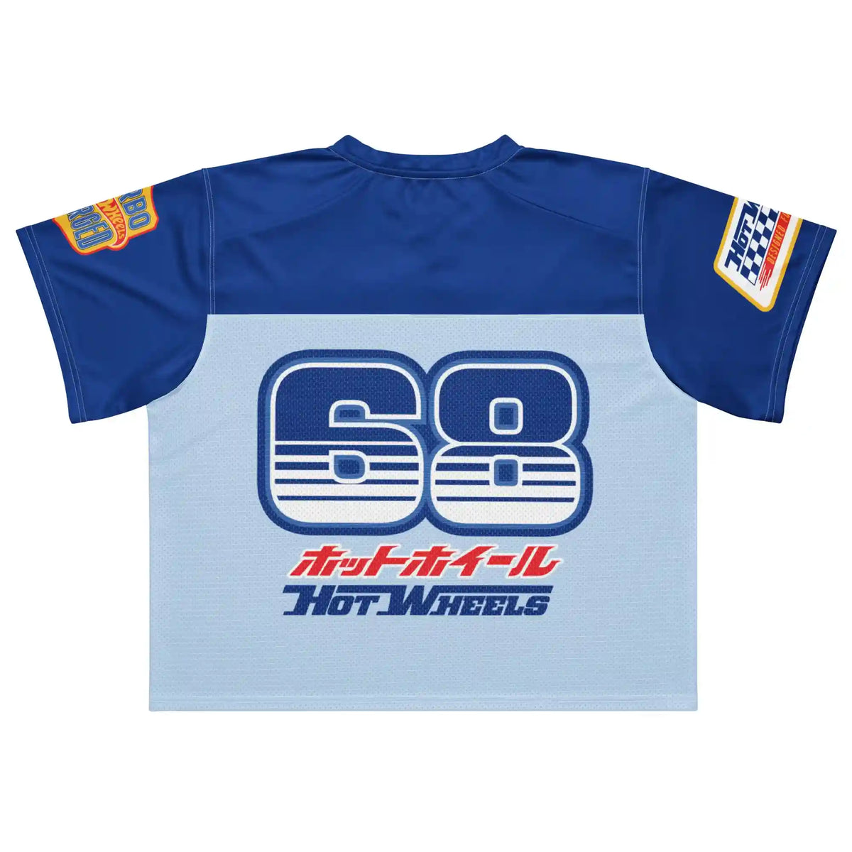 Hot Wheels in Katakana Blue Boxy Jersey