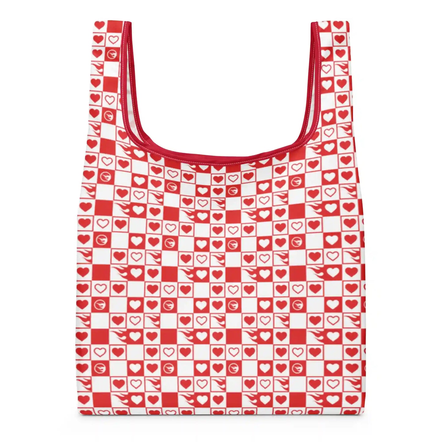 Hot Wheels Checkered Hearts Multi Tote