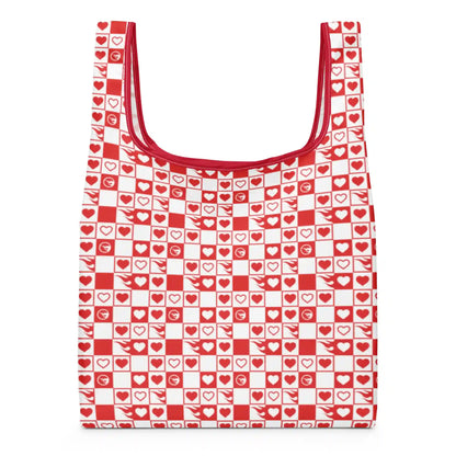 Hot Wheels Checkered Hearts Multi Tote