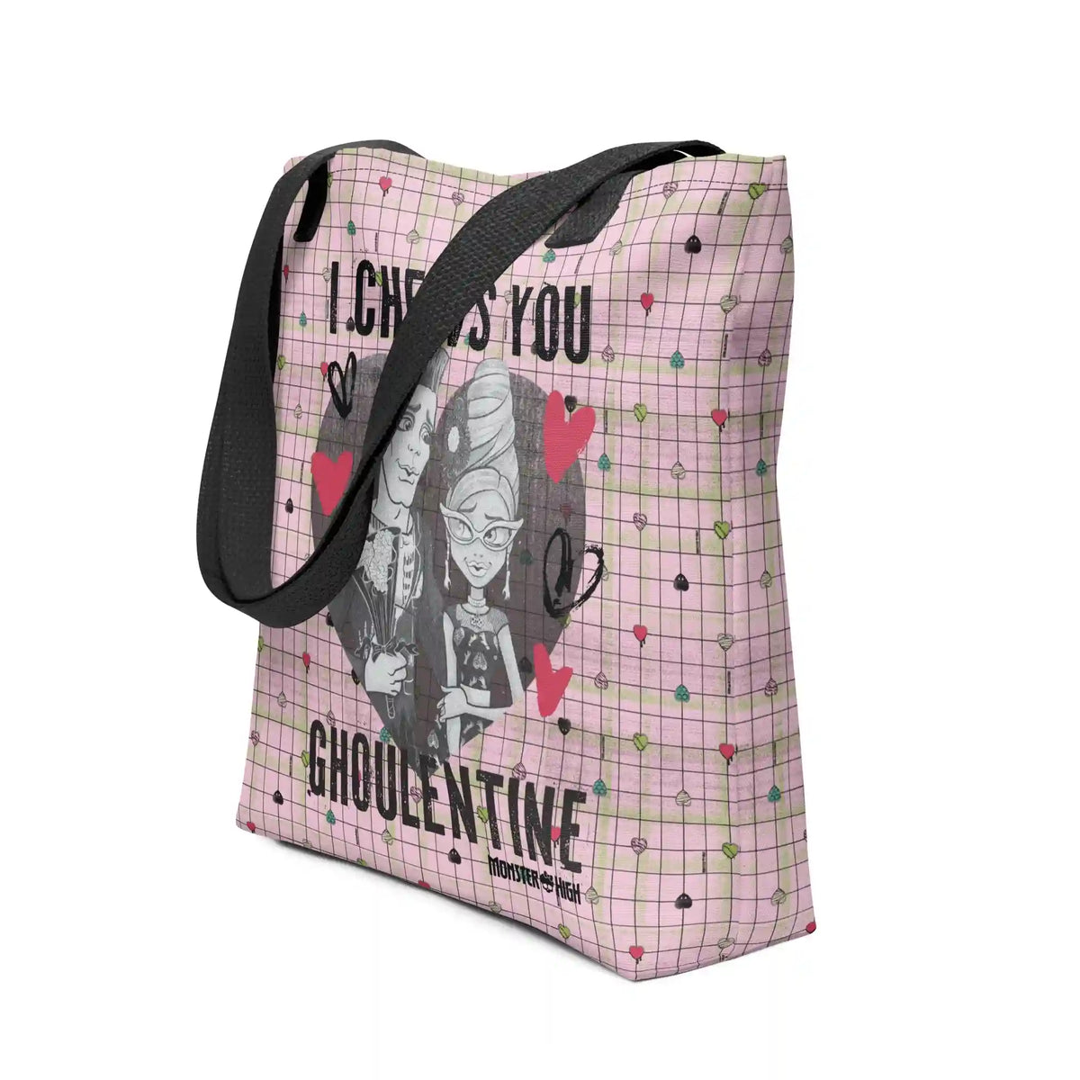 Monster High Ghoulentines Pink Tote Bag