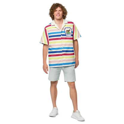 Beach Allan Button Front Shirt - Barbie the Movie