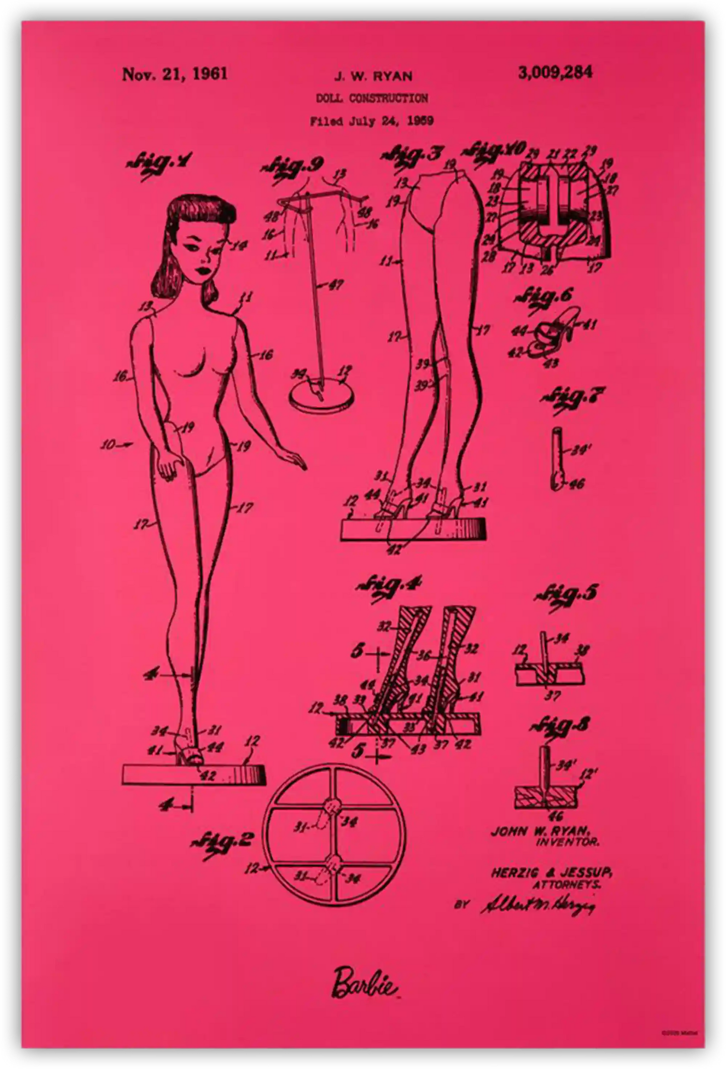 Art of Engineering Barbie® Print