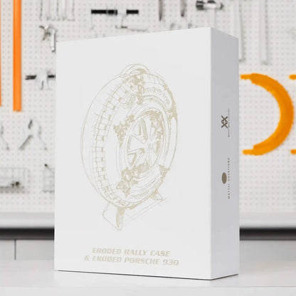 Hot Wheels x Daniel Arsham Eroded Porsche 930 and Rally Case