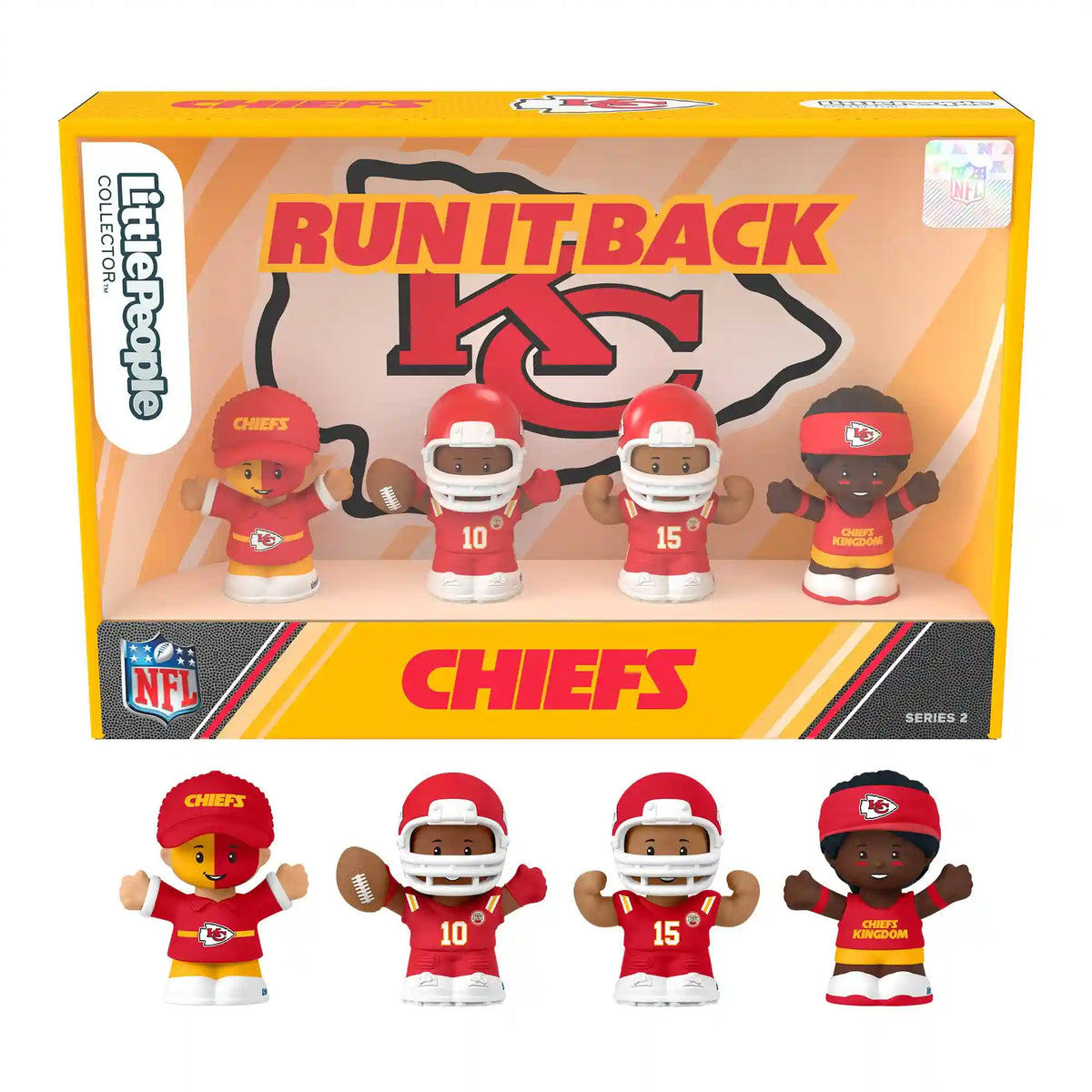 Little People Collector Kansas City Chiefs Alternate Jersey Figure Set