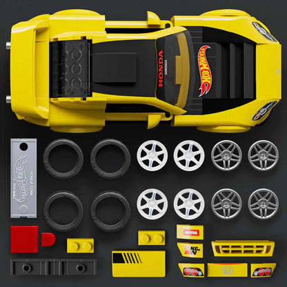 Mattel Brick Shop Hot Wheels ’07 Honda S2000 Building Set