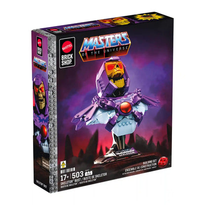 Mattel Brick Shop Masters of the Universe Buildable Skeletor Bust
