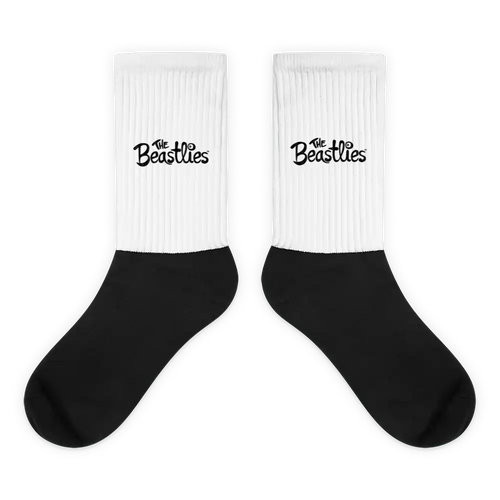 The Beastlies™ Core Logo Black and White Socks