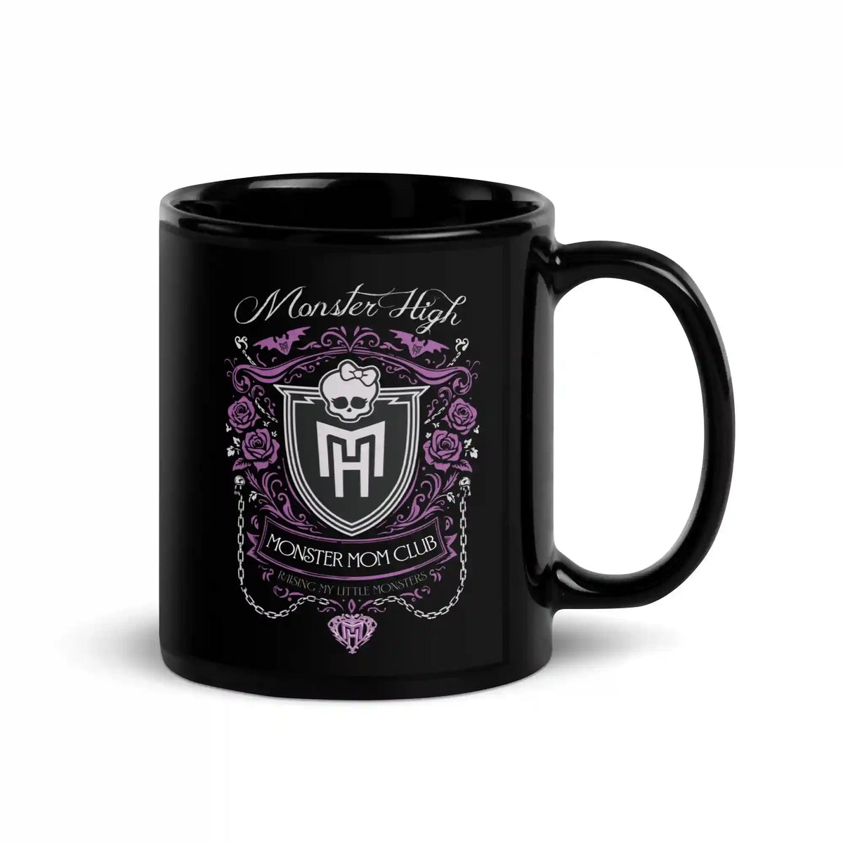 Monster High Monster Mom Club Black Mug