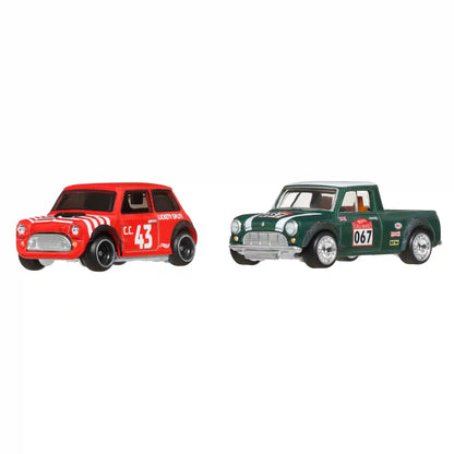 Hot Wheels Premium Car Culture 2-Pack - Morris Mini & '67 Austin Mini Pickup