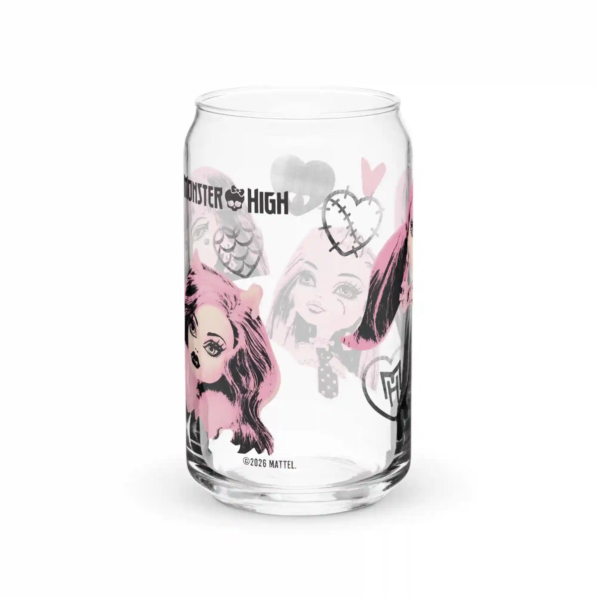 Monster High Ghoulentines Clear Glass