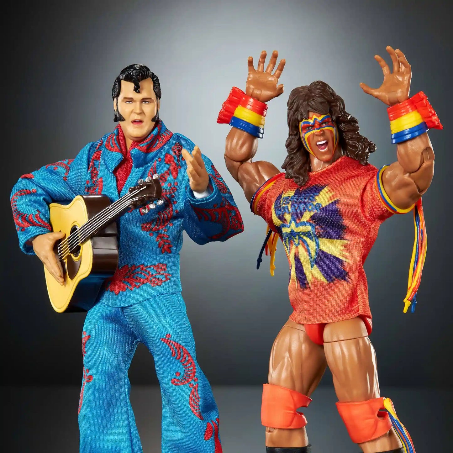 WWE Coliseum Collection Honky Tonk Man & Ultimate Warrior Ultimate Edition Figures